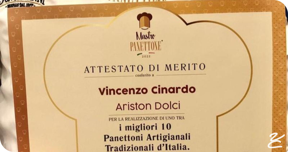 Premio miglior panettone artigianale 2022- Grande conquista
