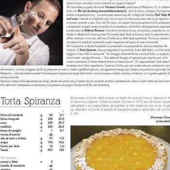Pubblicazione su pasticceria internazionale 